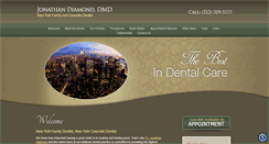 Desktop Screenshot of diamonddentalnyc.com